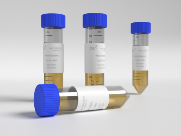 Human plasma sample for biomedical and laboratory research